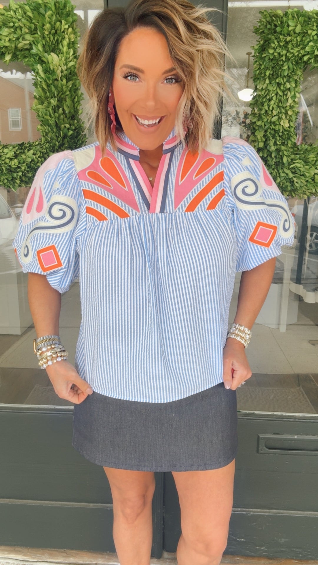 THML Harbor Art Blouse