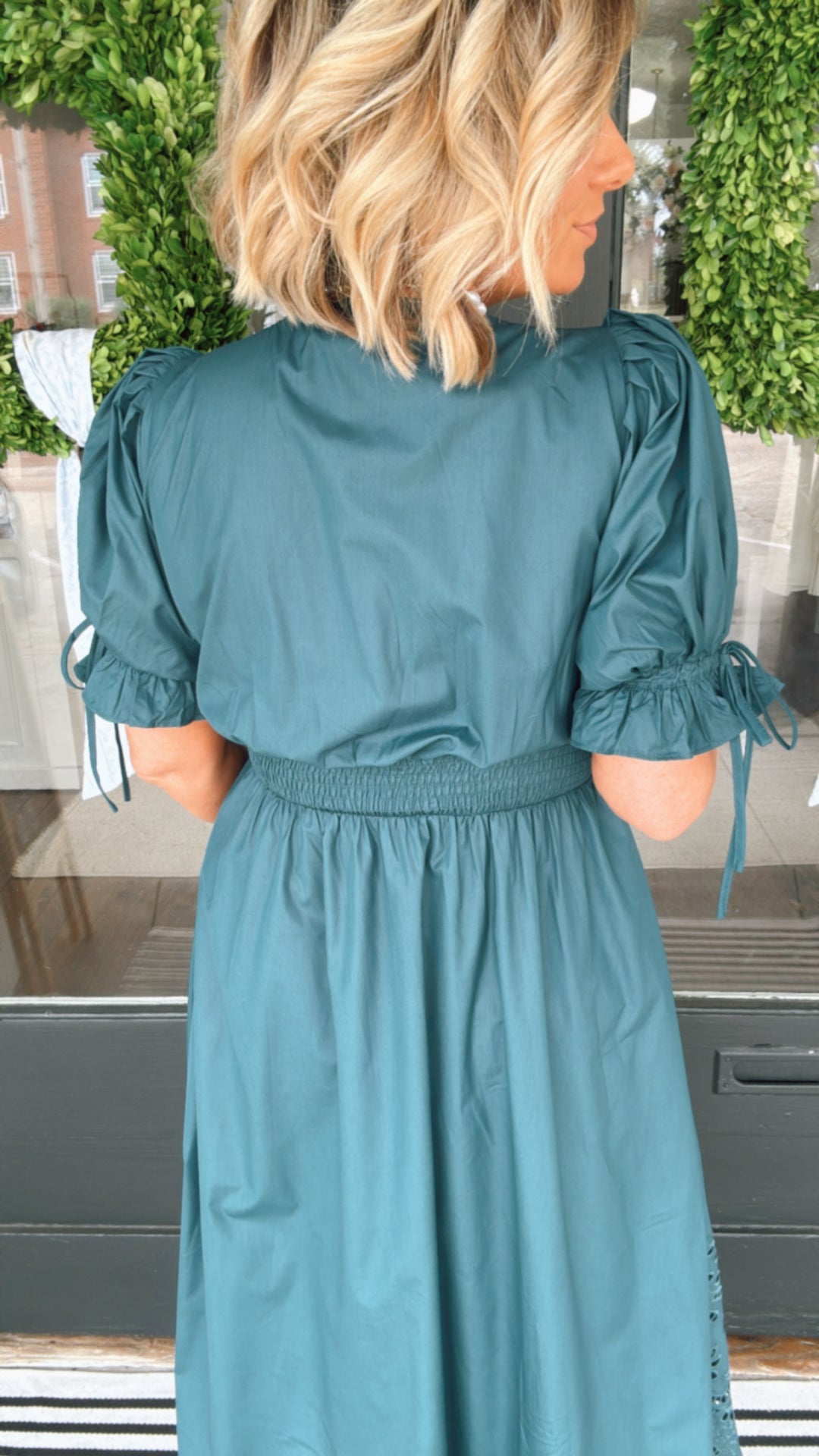 The Margo Teal Dress
