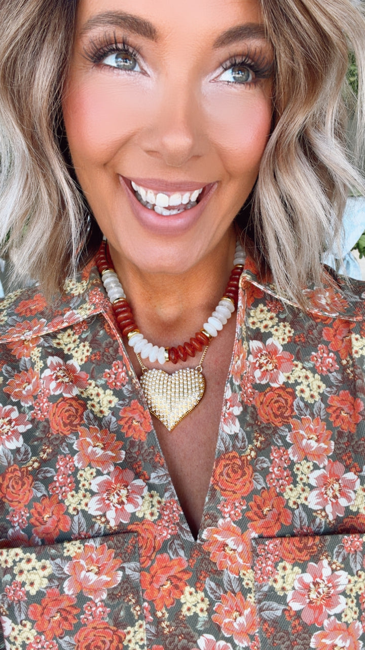 The Brandy Floral Shirt Dress