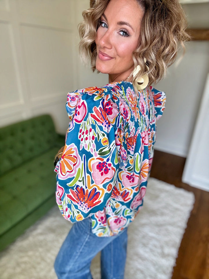 The Floral Fusion Top