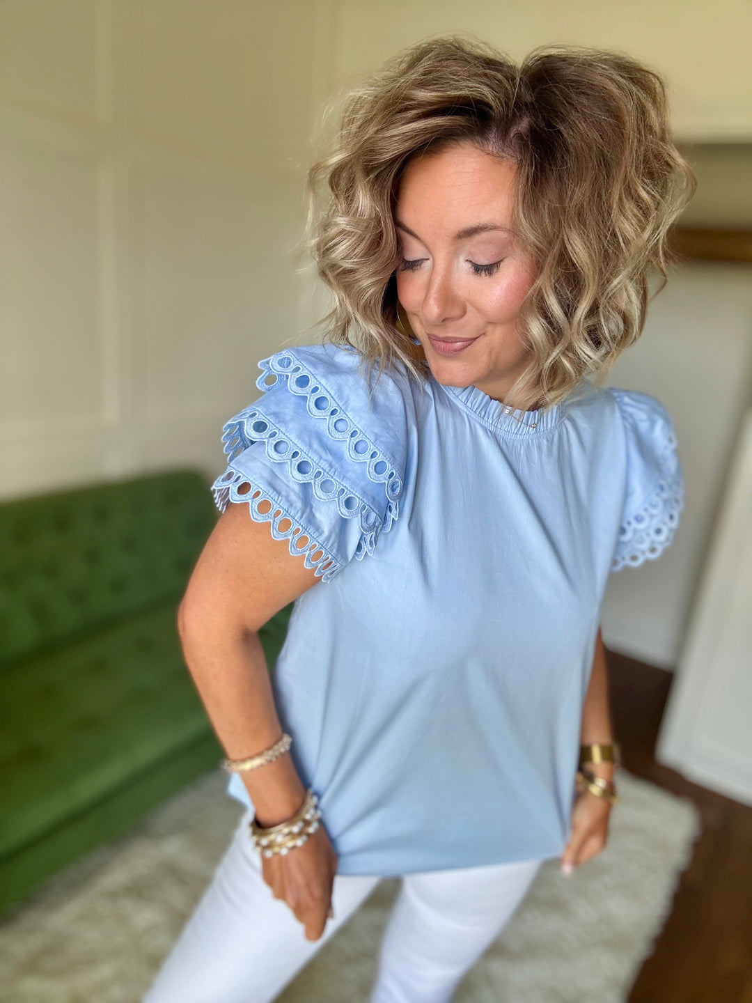 The Bluebird Breeze Blouse