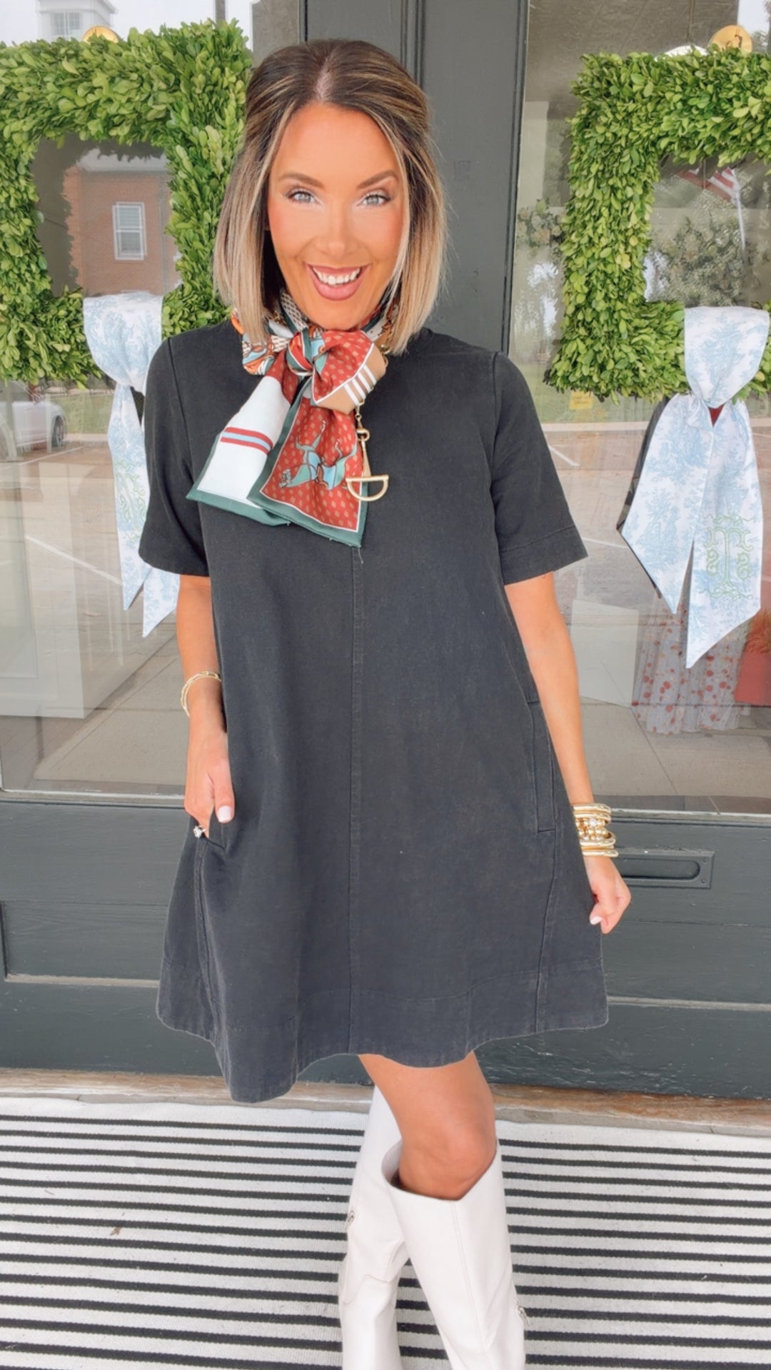 The Washed Down Mini Dress
