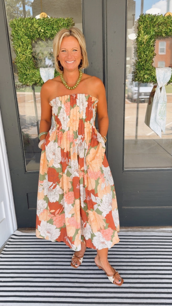 The Harvest Bloom Midi Dress