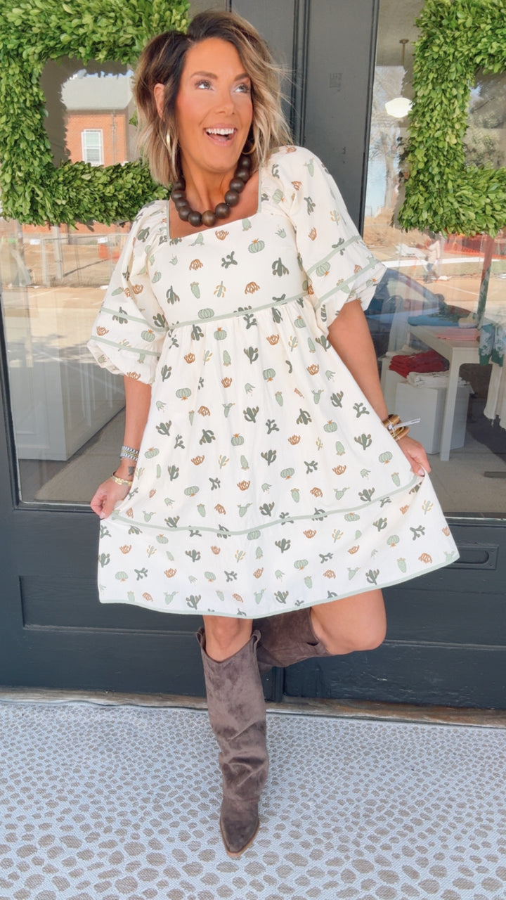 The Cactus Bloom Dress