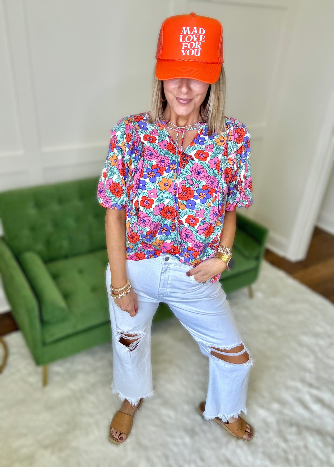 The Floral Frenzy Blouse
