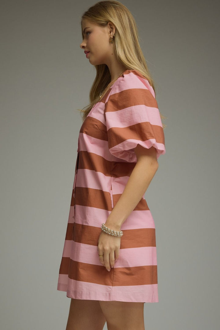 The Blush & Bronze Dress