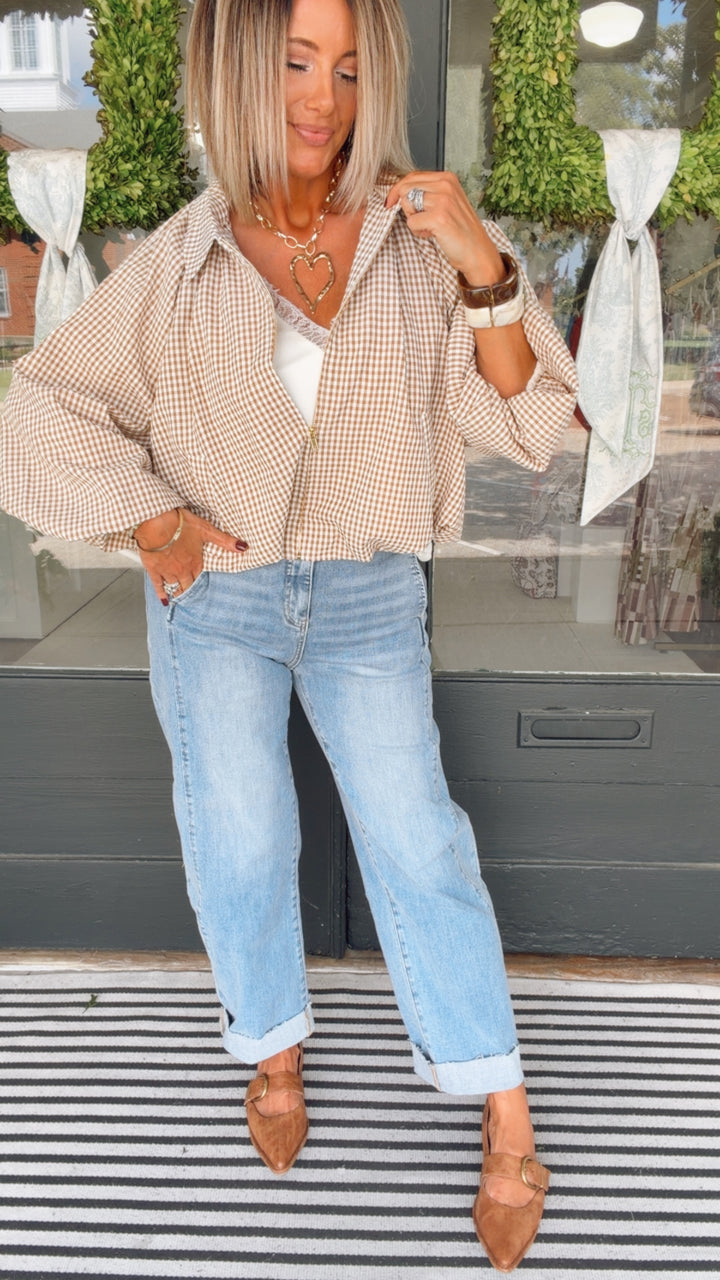 The Easy Does It Barrel Jeans