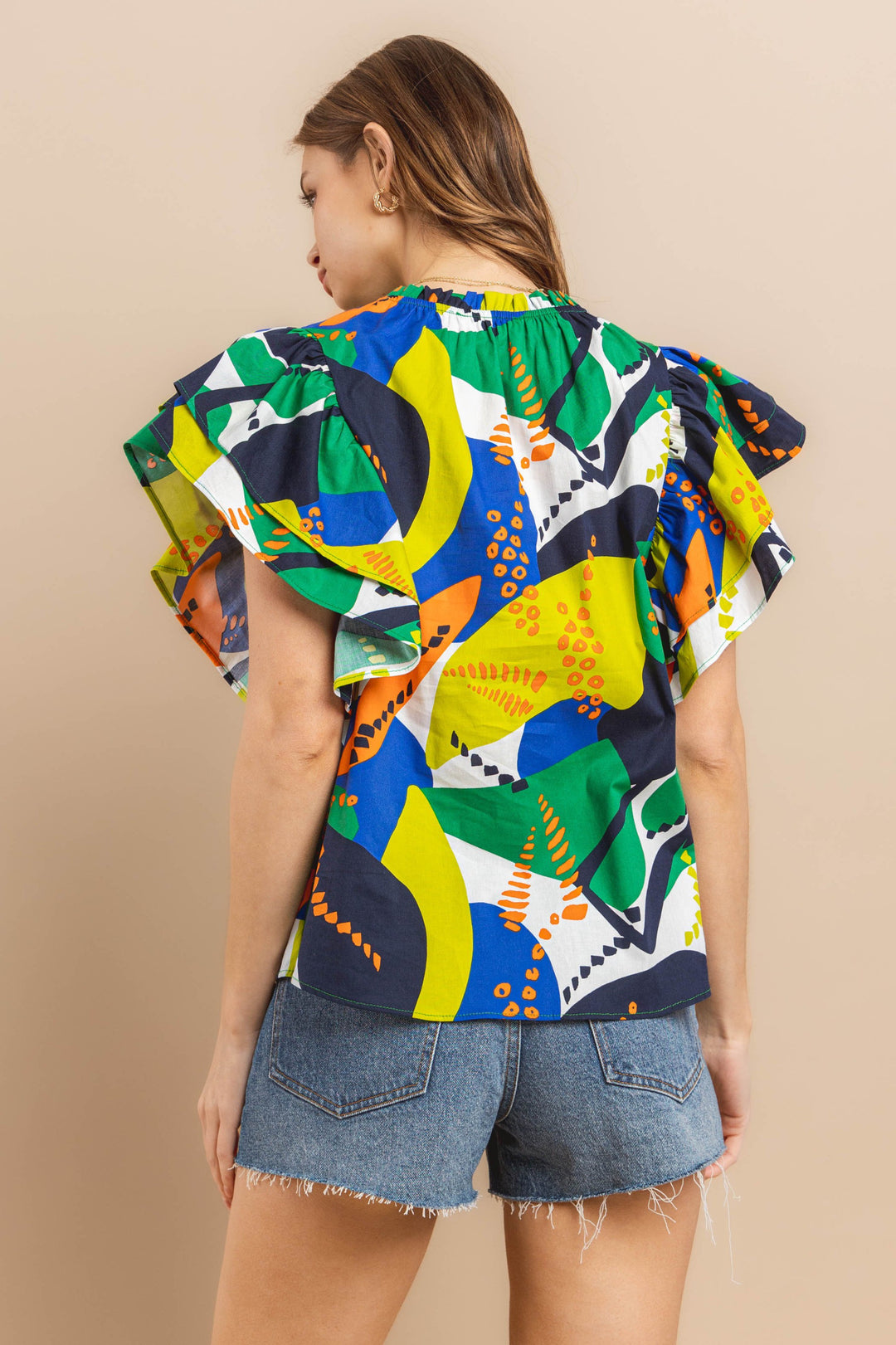 The Wild Print Blouse