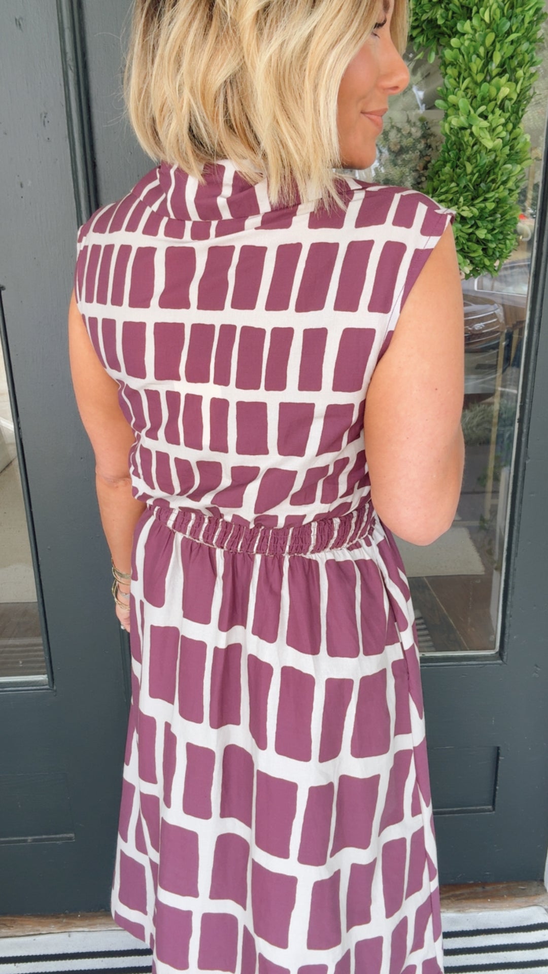 The Abstract Midi Dress