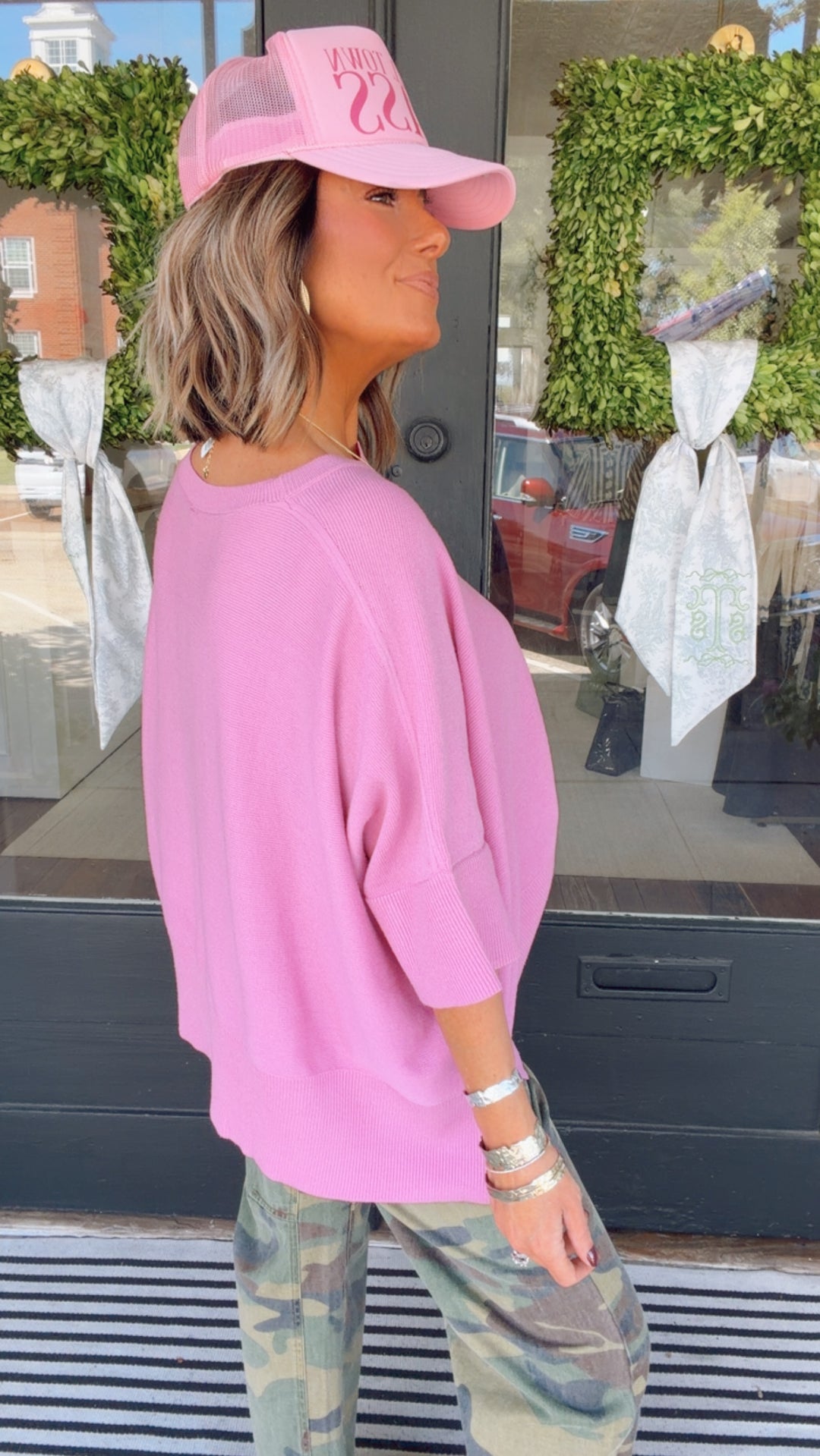 The Easy Does It Short sleeve Sweater