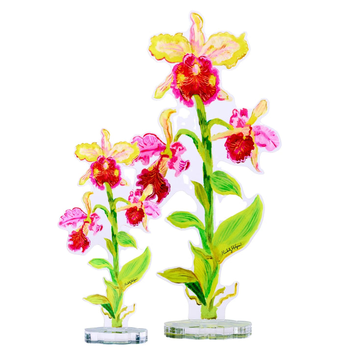 Cattleya Orchid Acrylic Floral/SM (Stand Sold Separately)