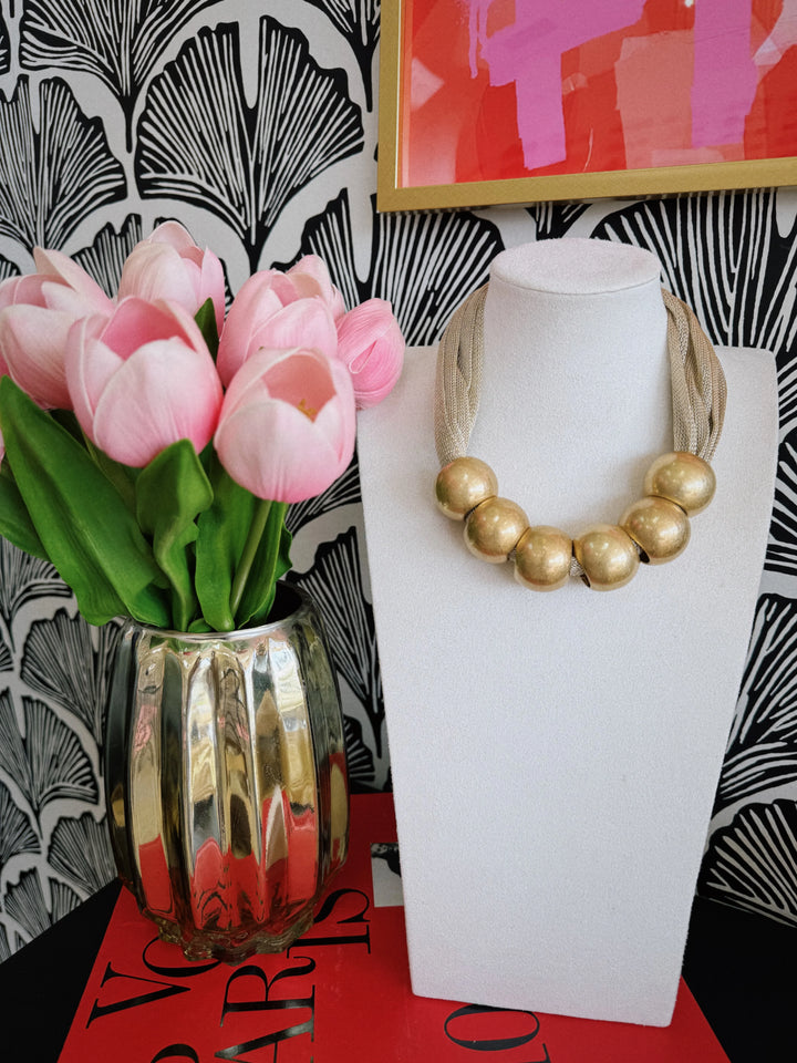 Gold Shimmer Necklace