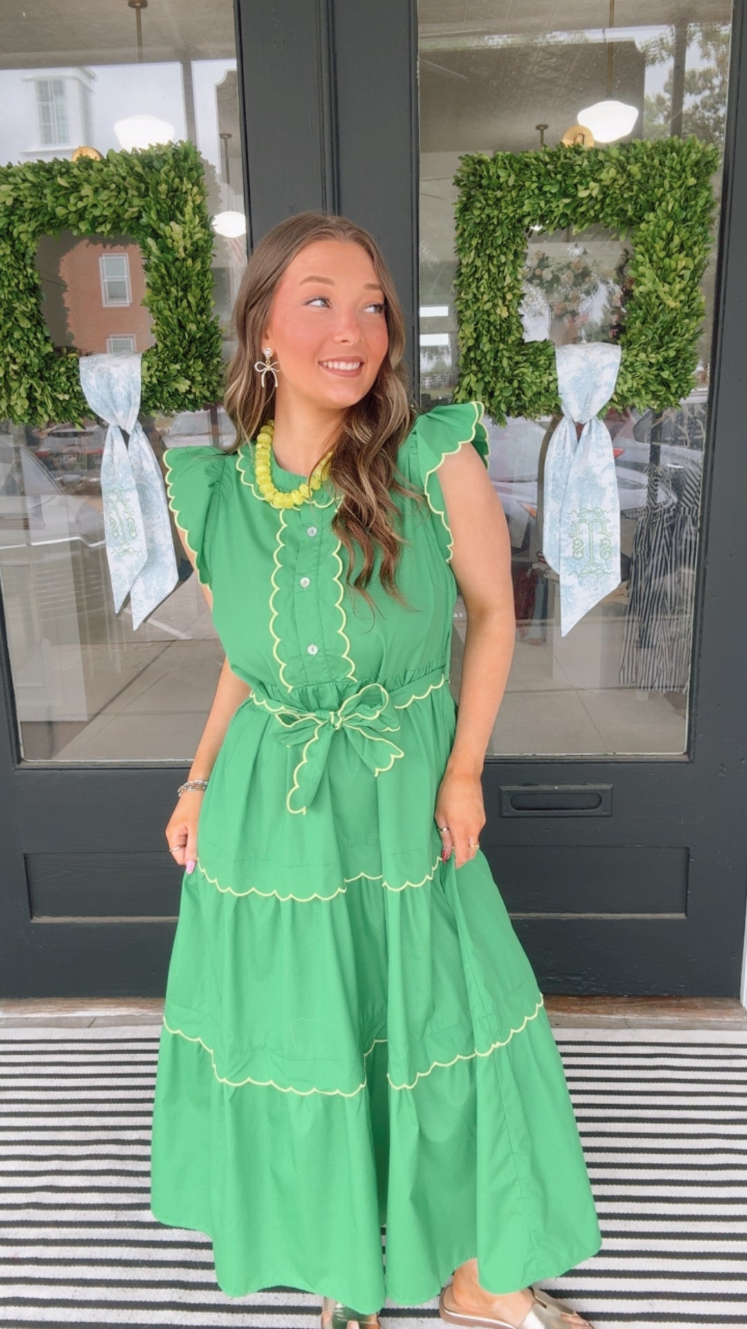 The Kensington Green Dress