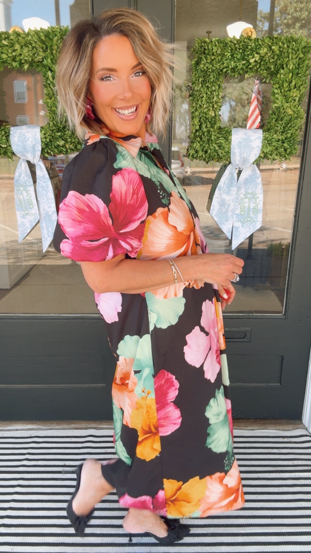 The Midnight Bloom Maxi Dress