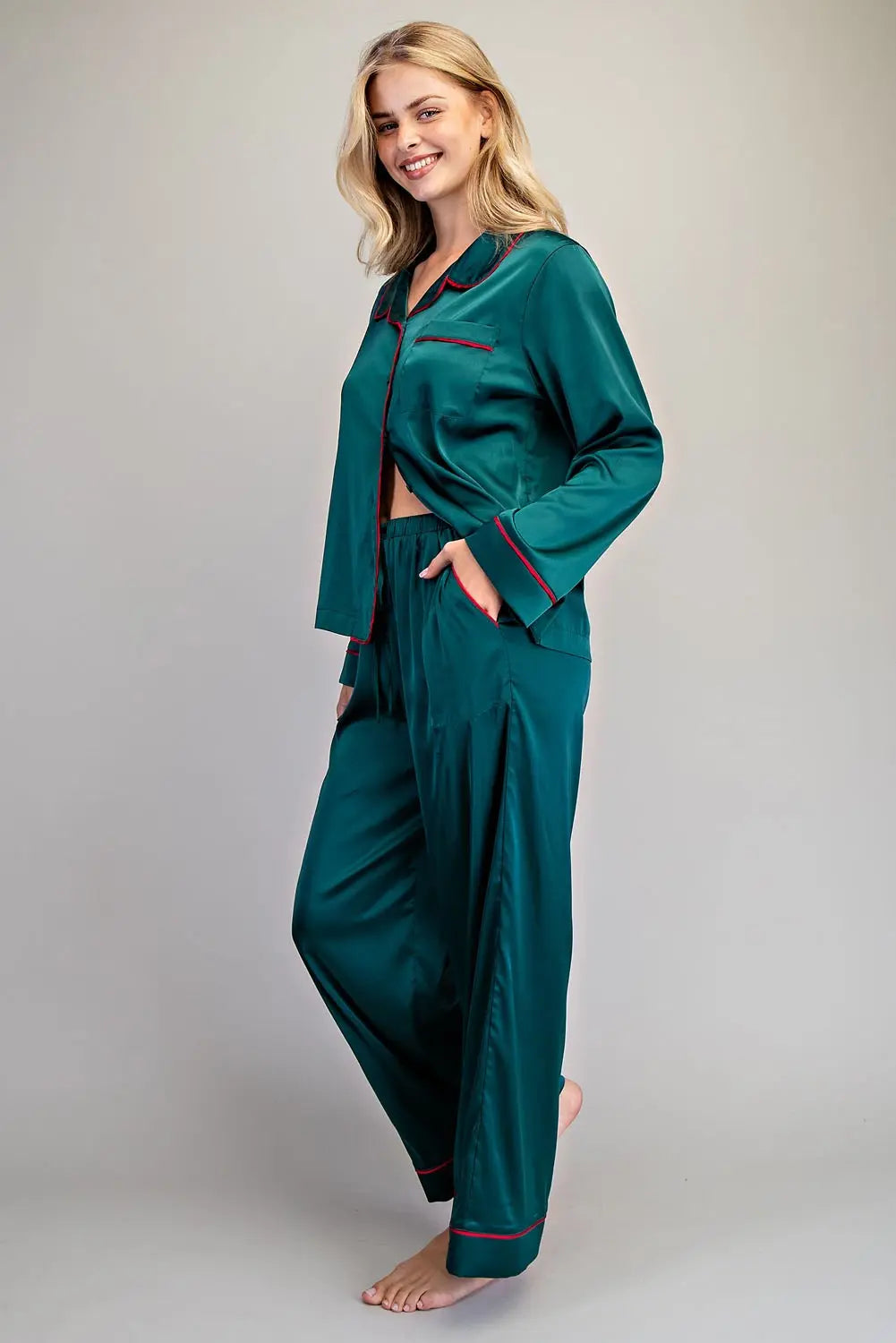 Classic Satin Pajama Set