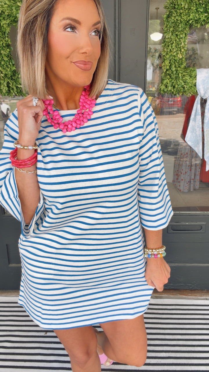 The Coastal Calm Mini Dress