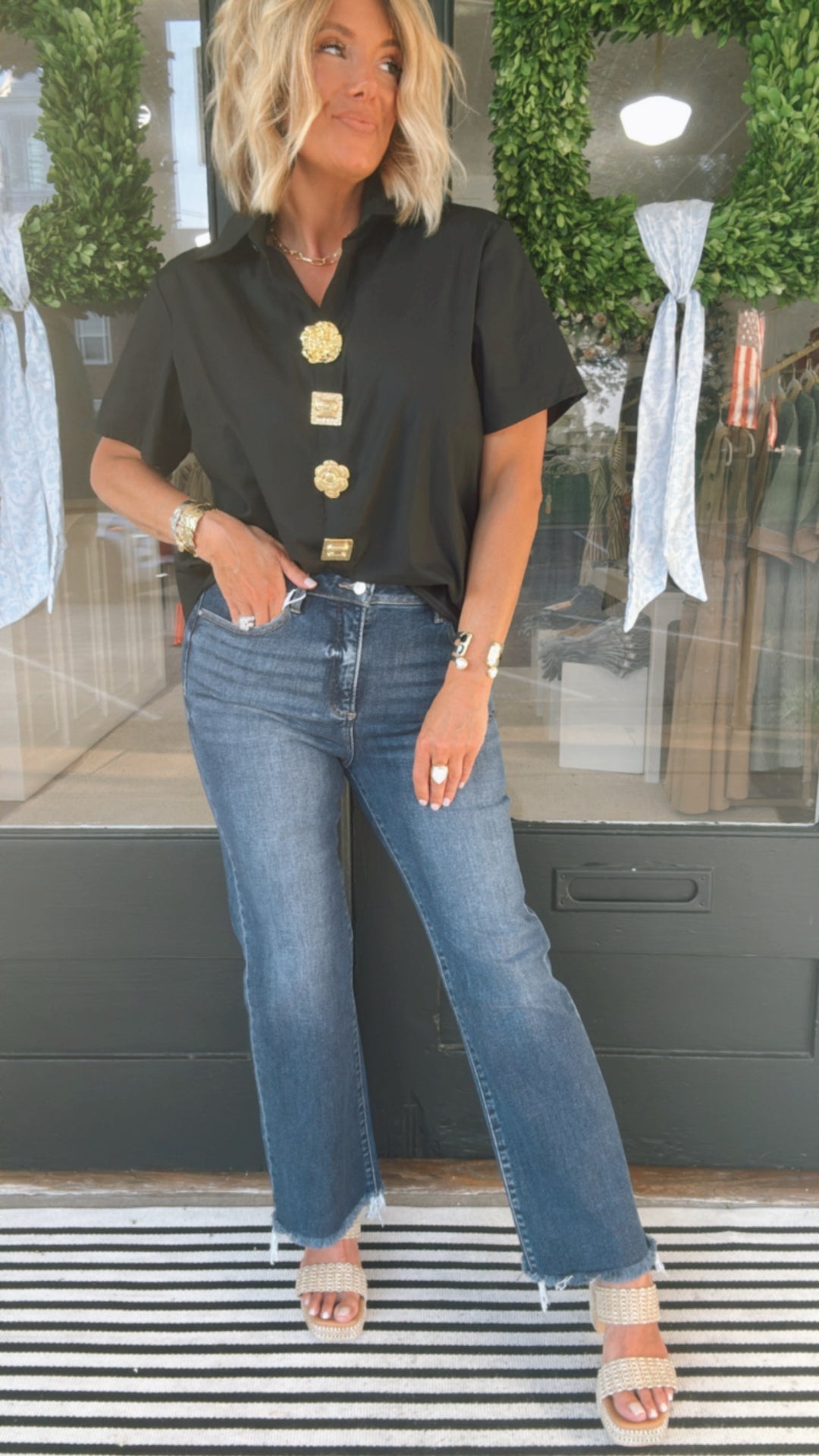 Golden Pins Blouse