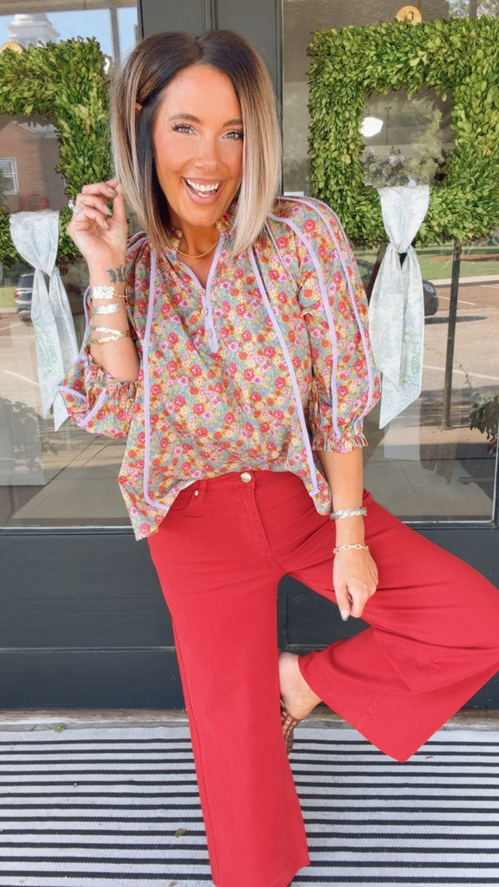 The Scarlett Raw Hem Pants