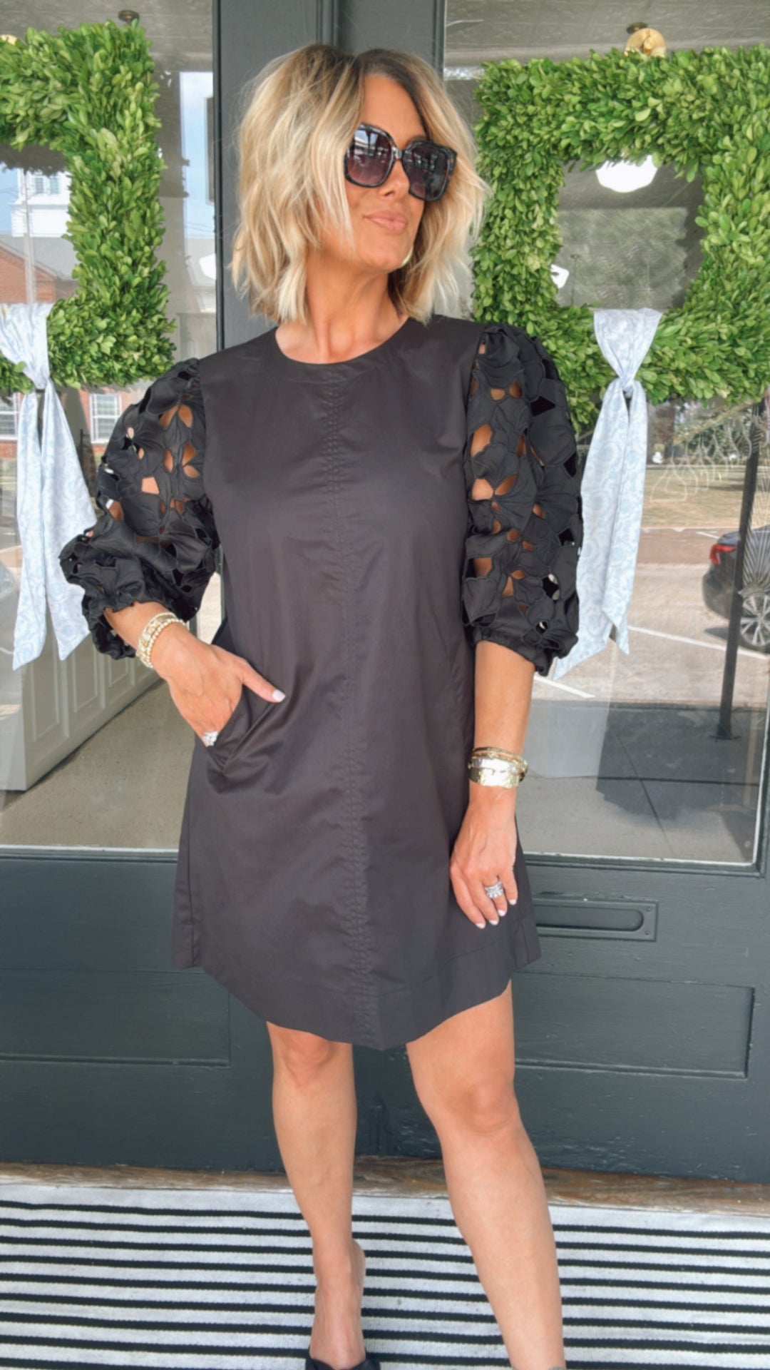 THML Eyelet Dress
