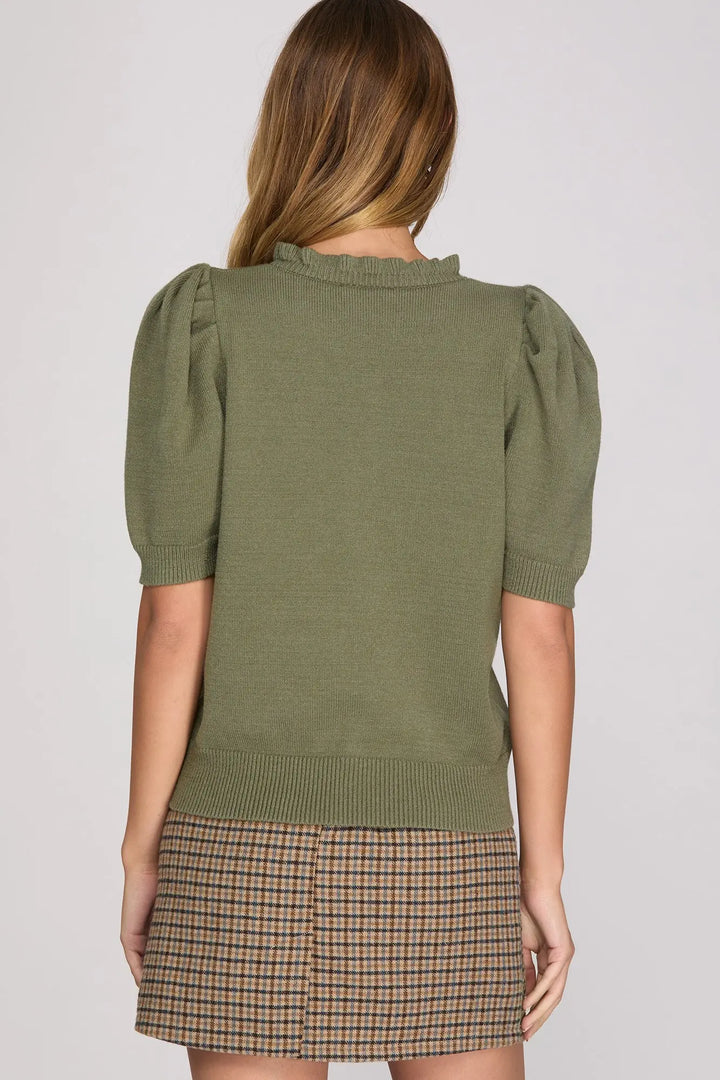 The Prim & Proper Sweater Top