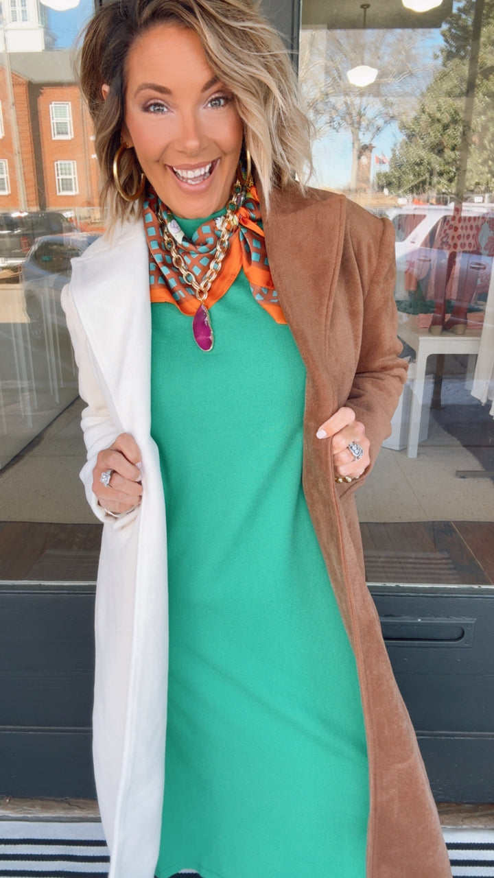 The Modern Muse Colorblock Coat