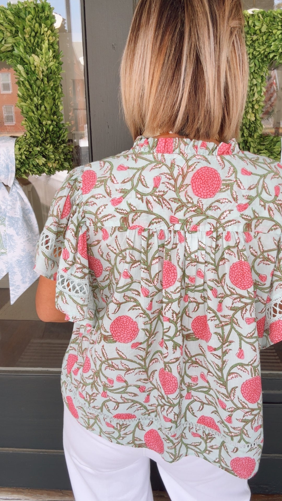 THML Mint Blossom Top