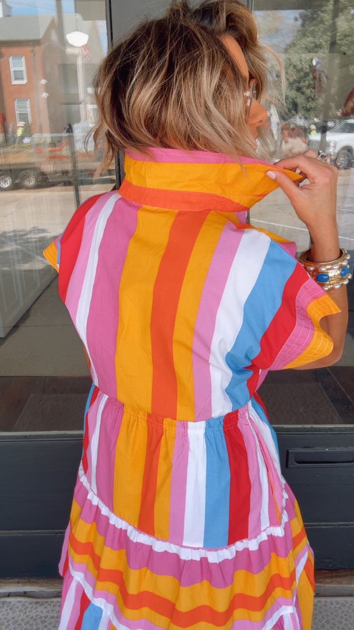 THML Color Catcher Maxi Dress