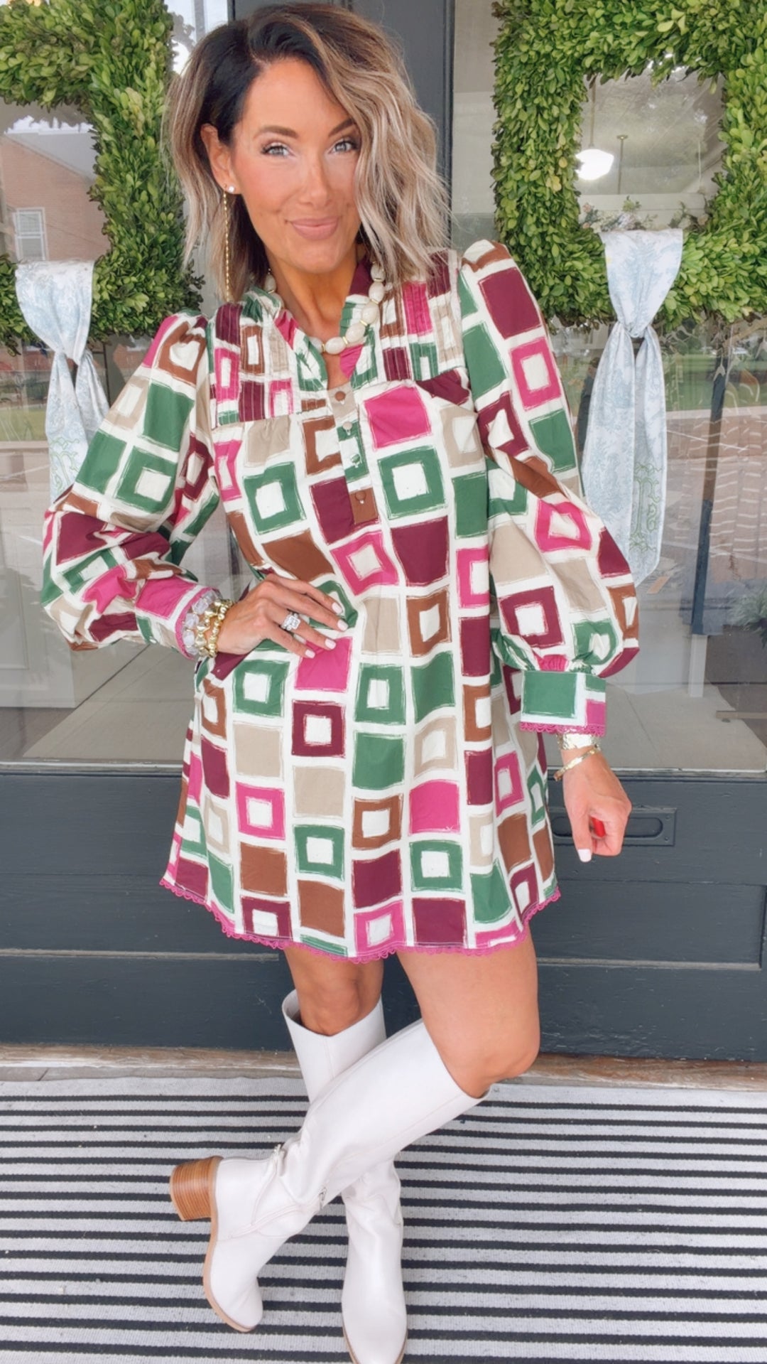The Cora Plum Dress