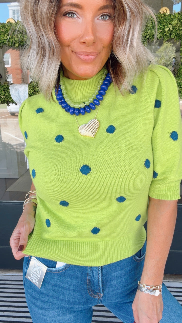The Dot Your Average Sweaters