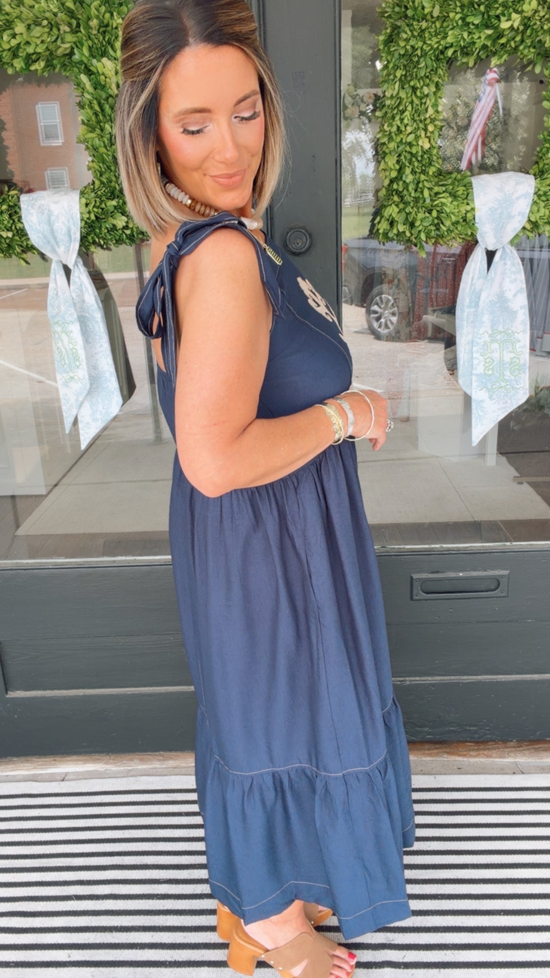 The Savannah Stroll Midi Dress