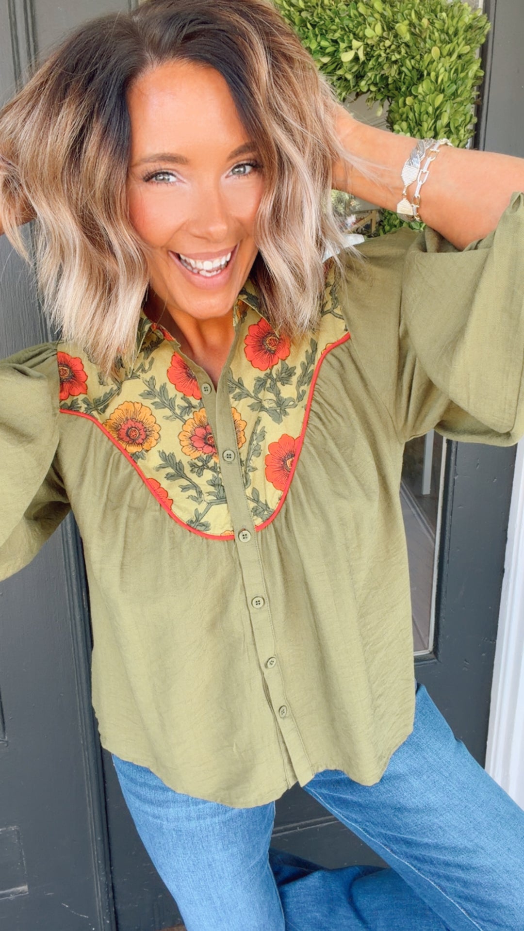 The Wildflower Yoke Top