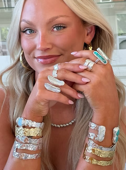 EASTON ELLE Plated Ring