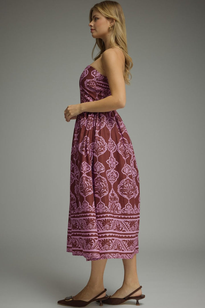 The Painted Romance Midi Dress