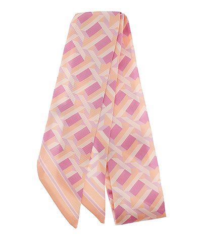 Printed Pattern Twillly Pink/Orange