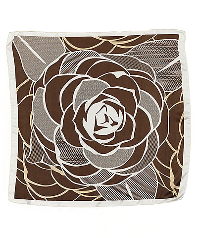 Mocha Bloom Scarf
