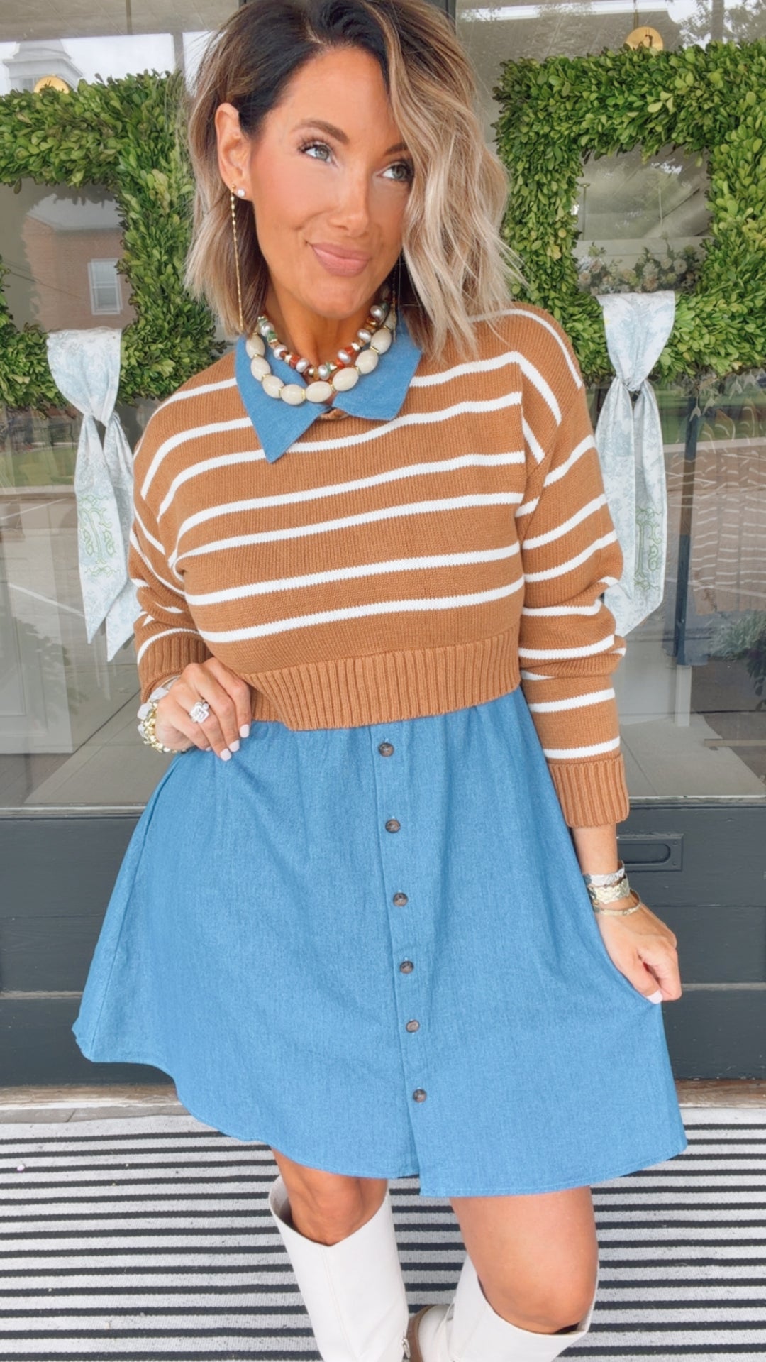 The Classic Prep Sweater Dress