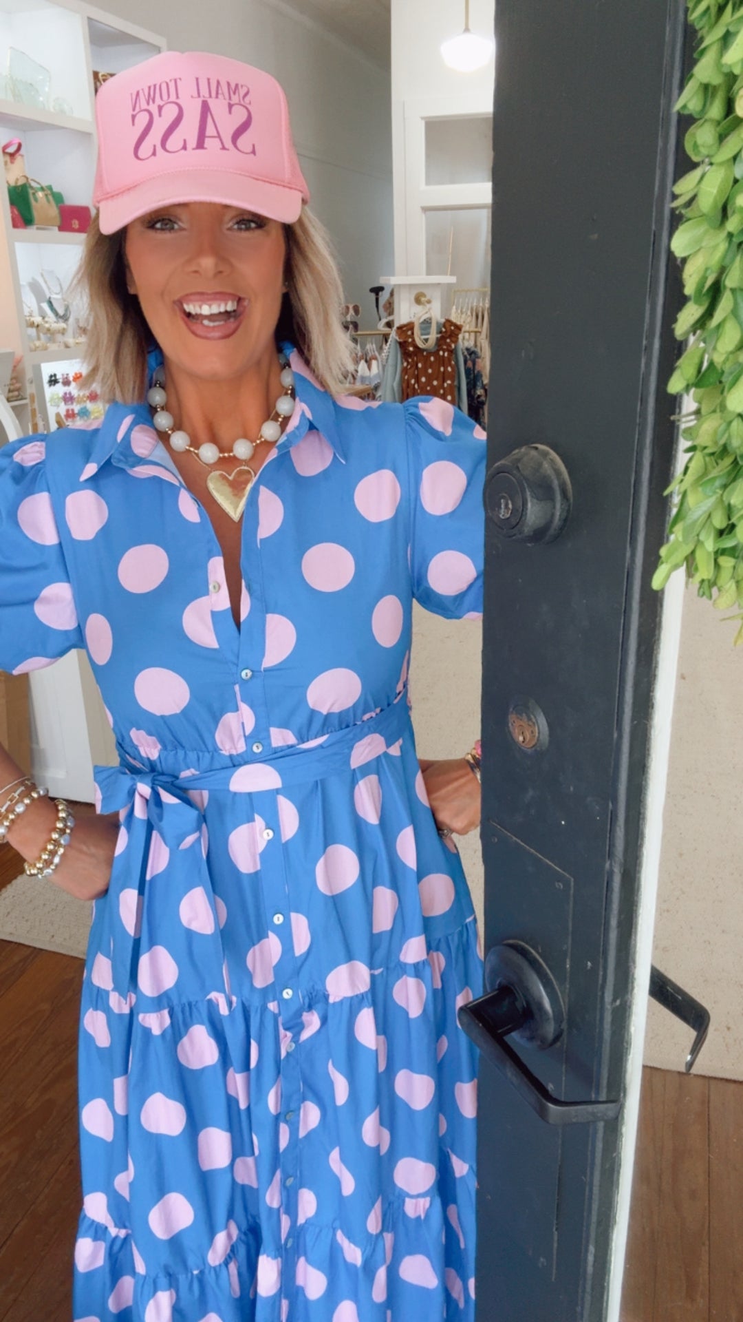 The Bubblegum Dot Midi