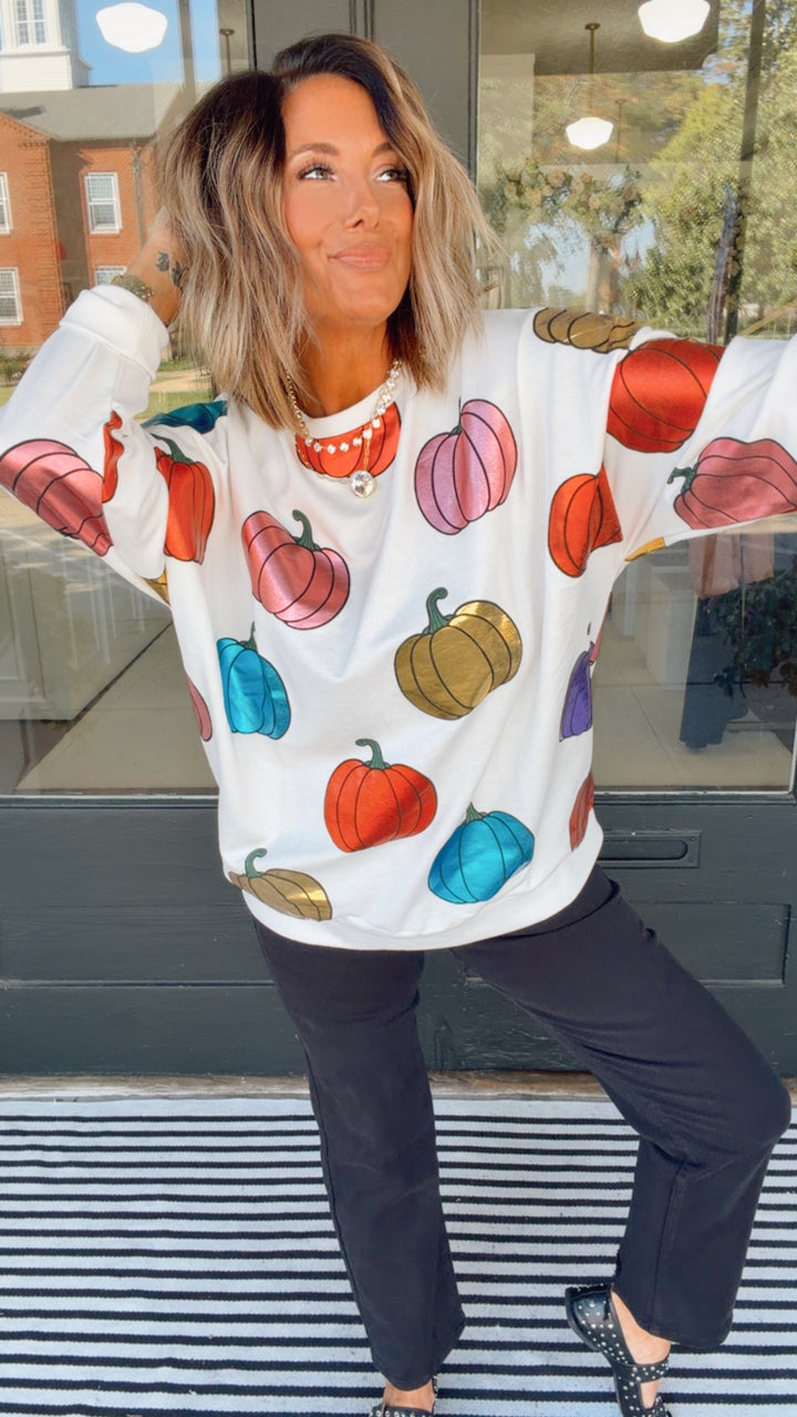 Festive Pumpkin Sweatshirt