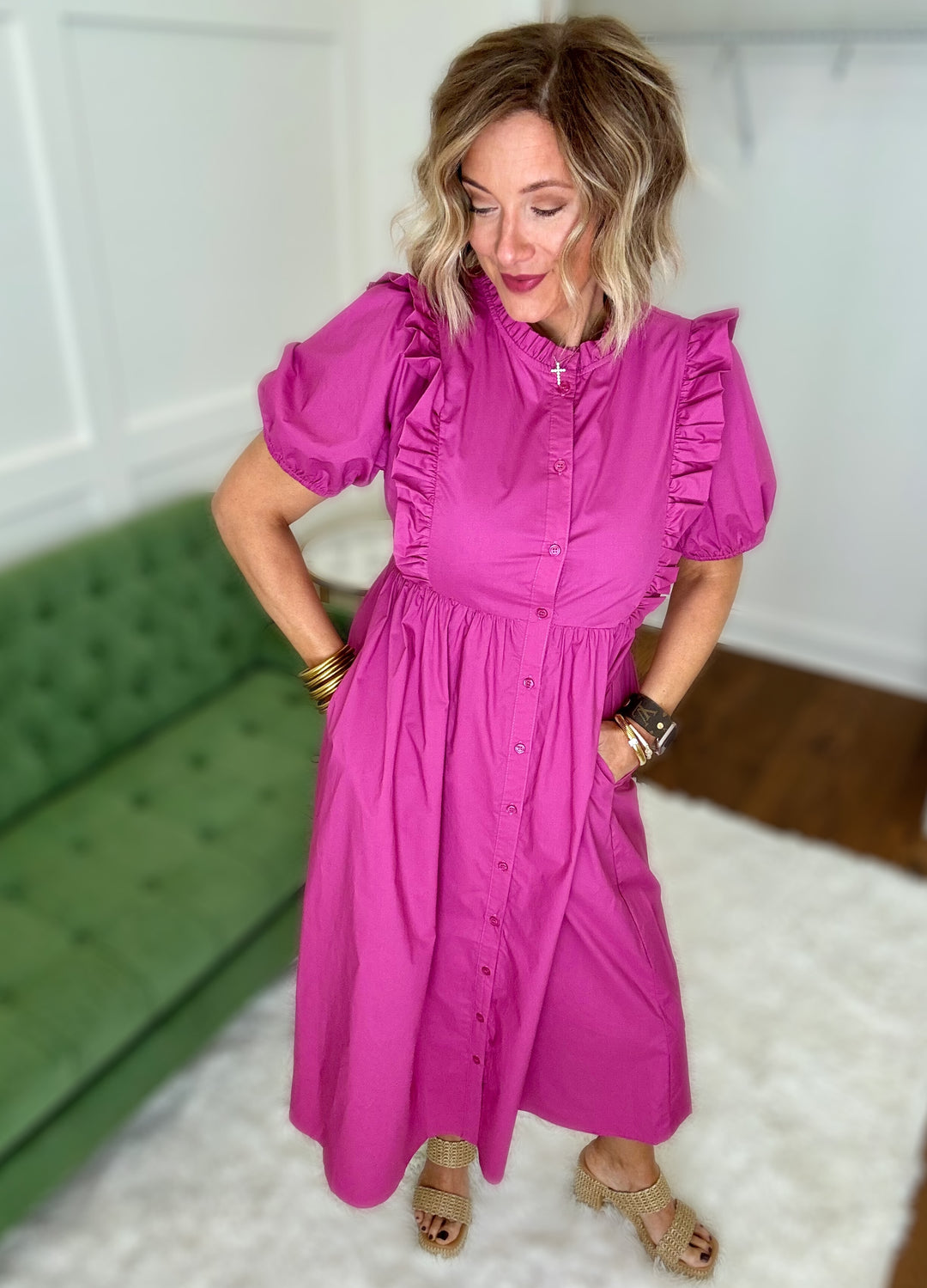 The Pretty in Plum Dress