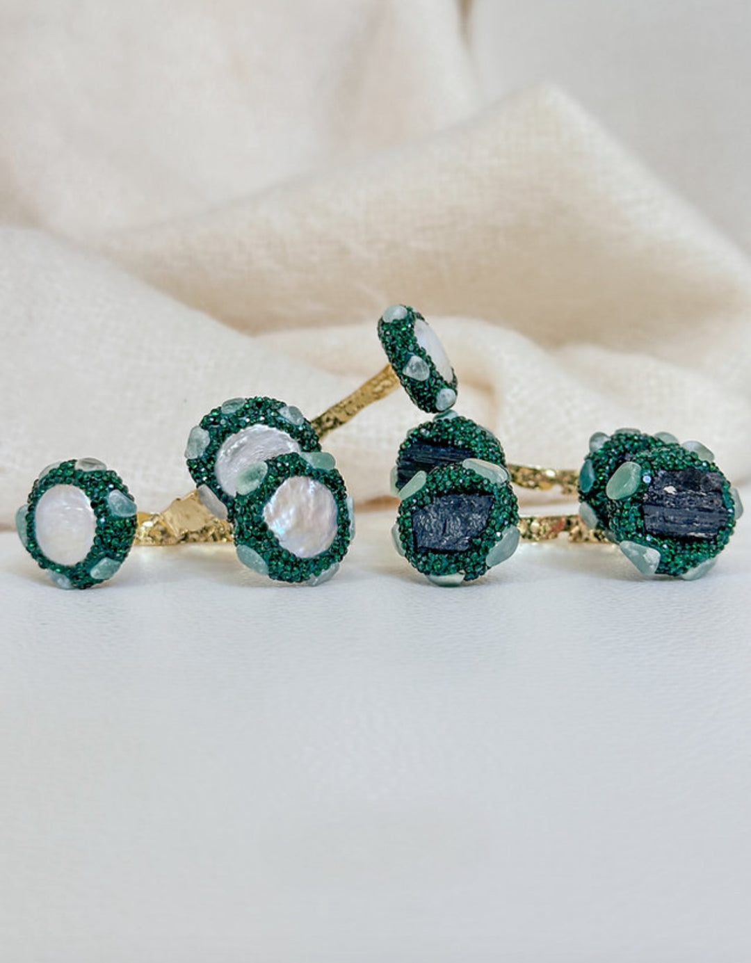 Easton Elle Green Bling Cuff