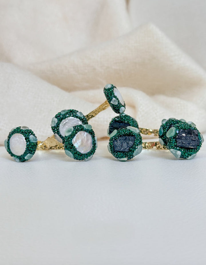 Easton Elle Green Bling Cuff