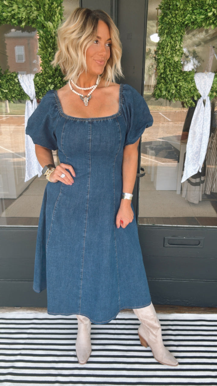The Denim Midi