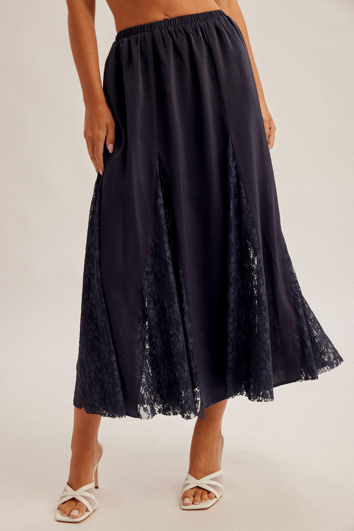 The Midnight Romance Midi Skirt