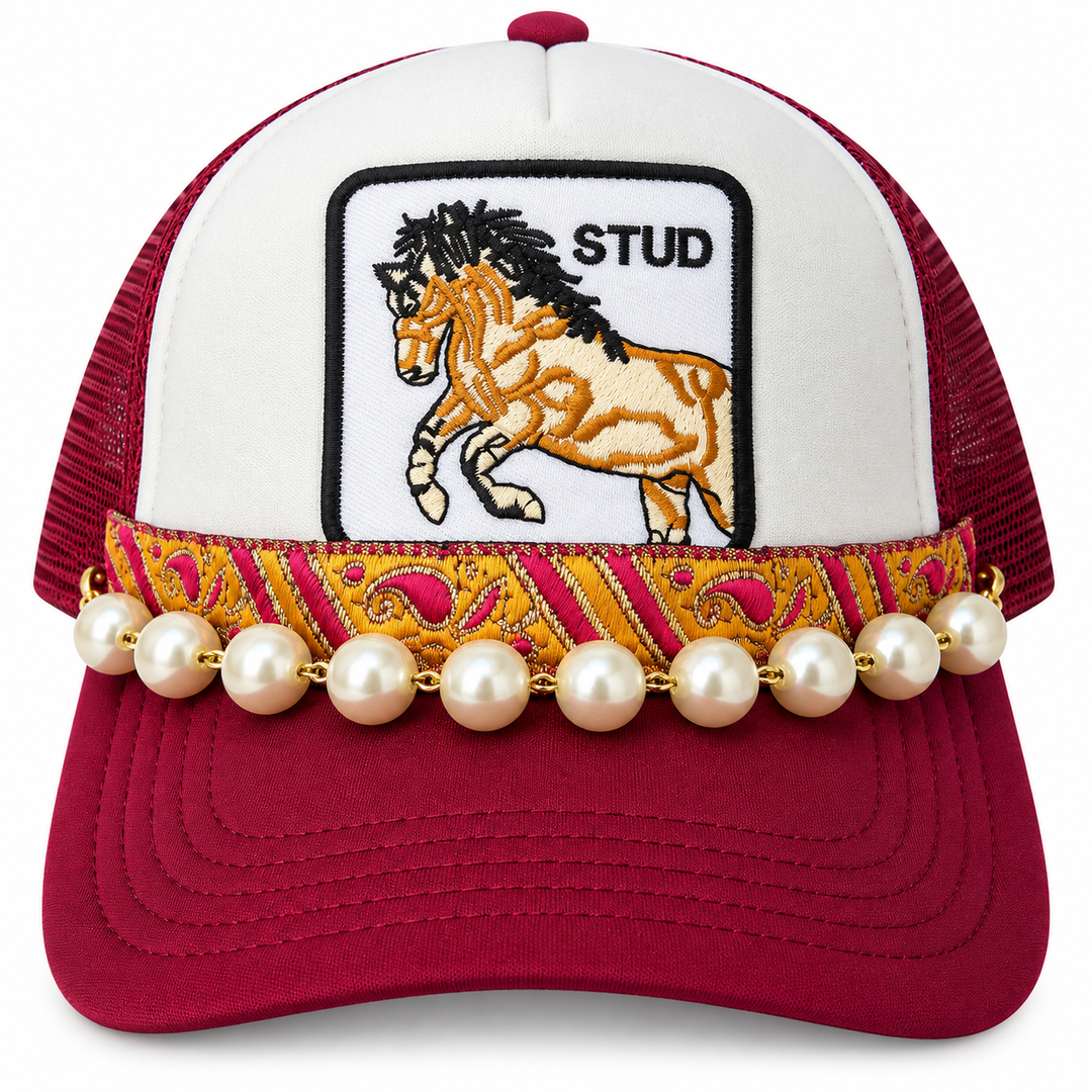 The Stud & Pearls Trucker Hat