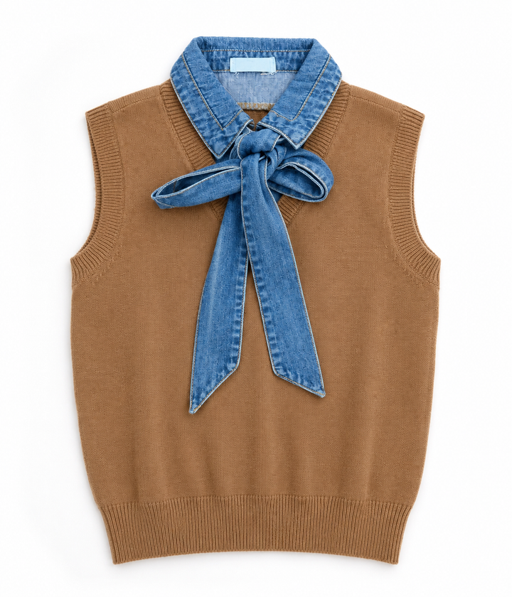 The Denim Days Sweater Vest