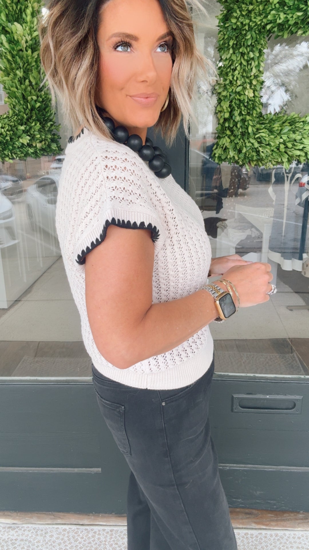 The Monaco Contrast Top