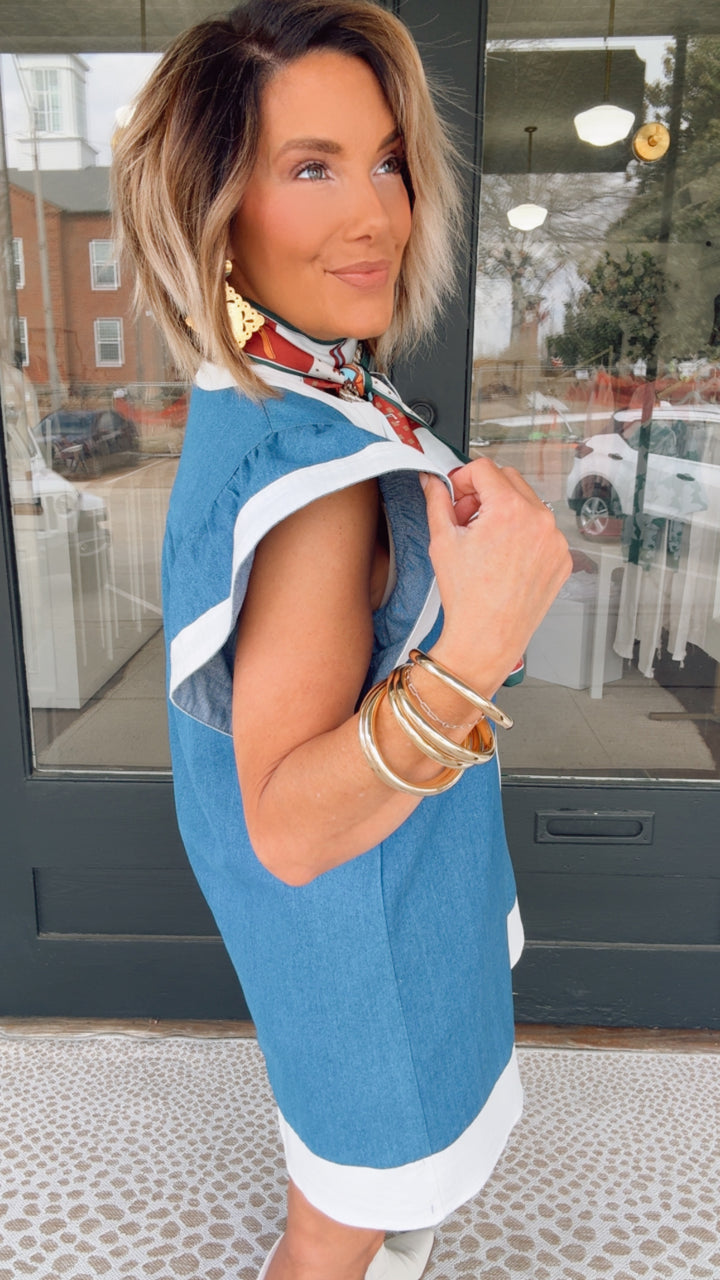 THML Delsi Denim Dress