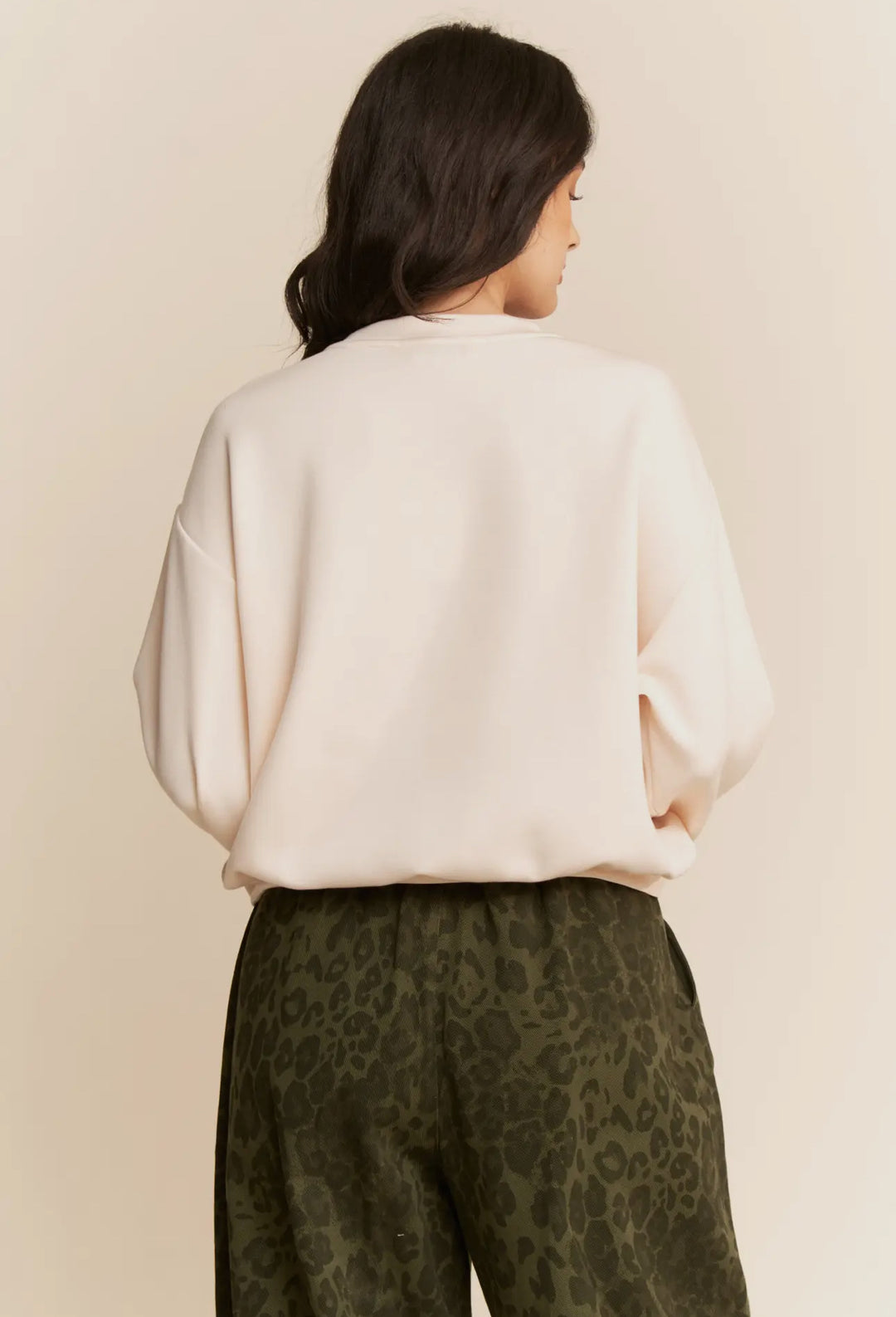 Floral Front Sweater