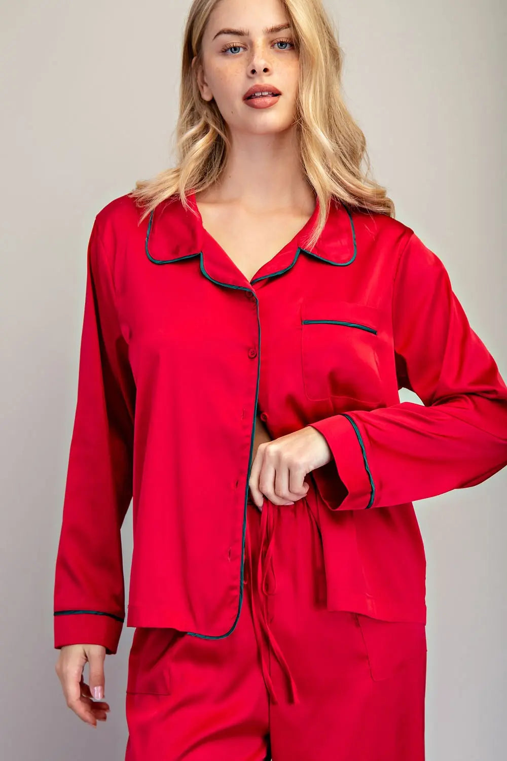 Classic Satin Pajama Set