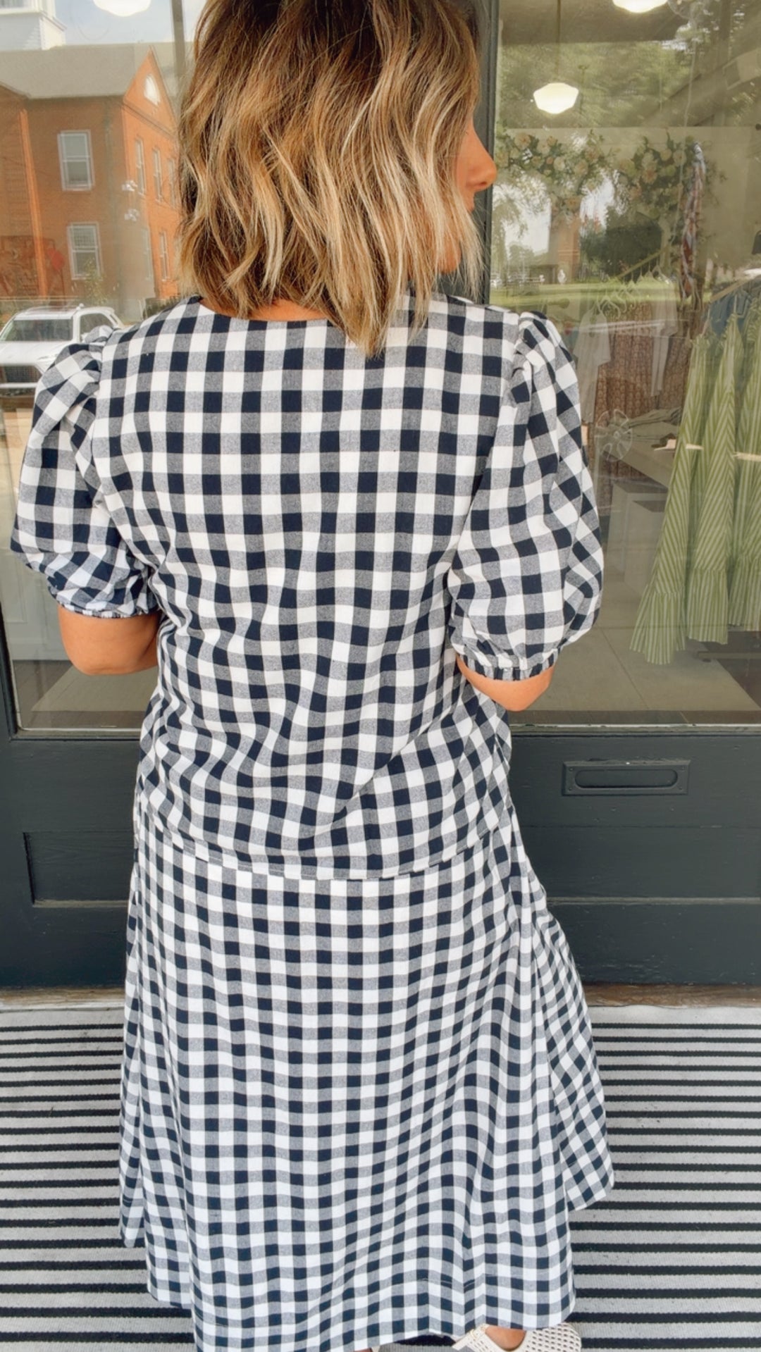 The Sunday Stroll Gingham Set